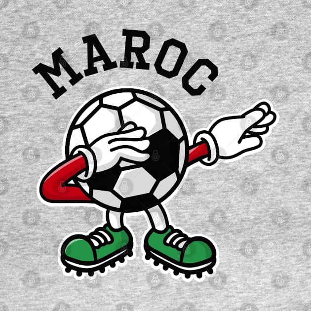 Maroc Morocco dab dabbing soccer football by LaundryFactory